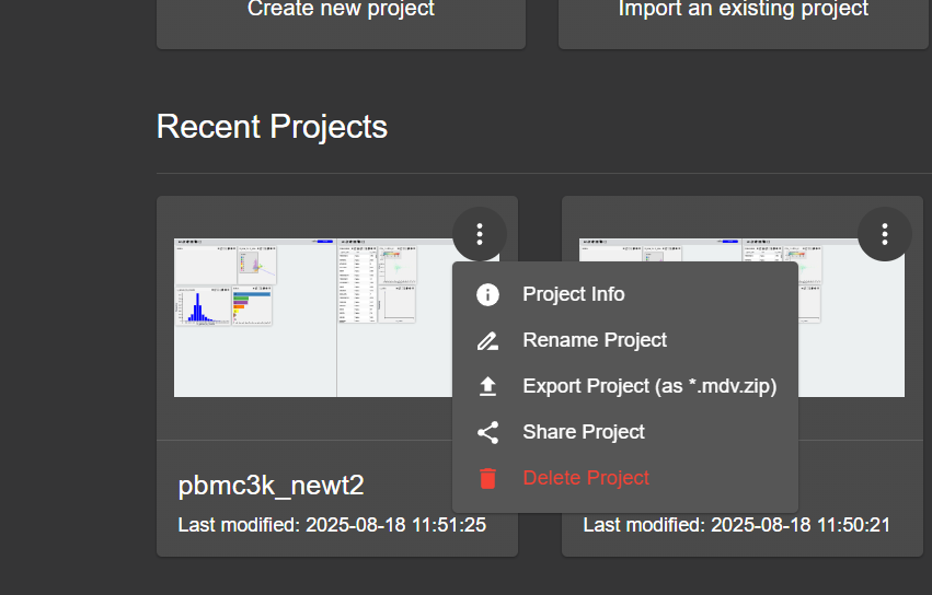 import project